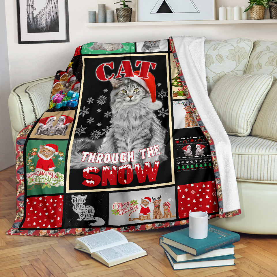 Christmas Cat Blanket - BL2123