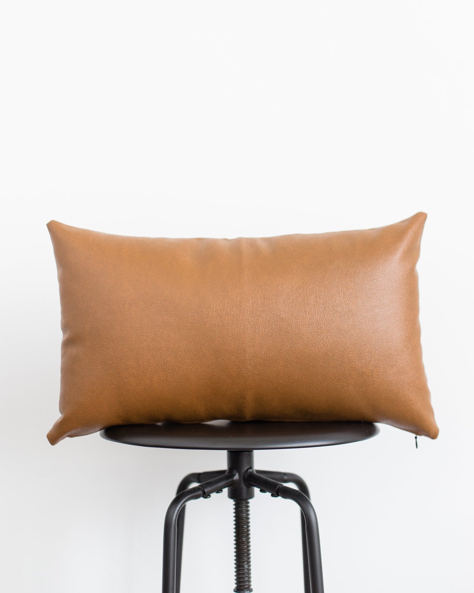 leather lumbar support cushion