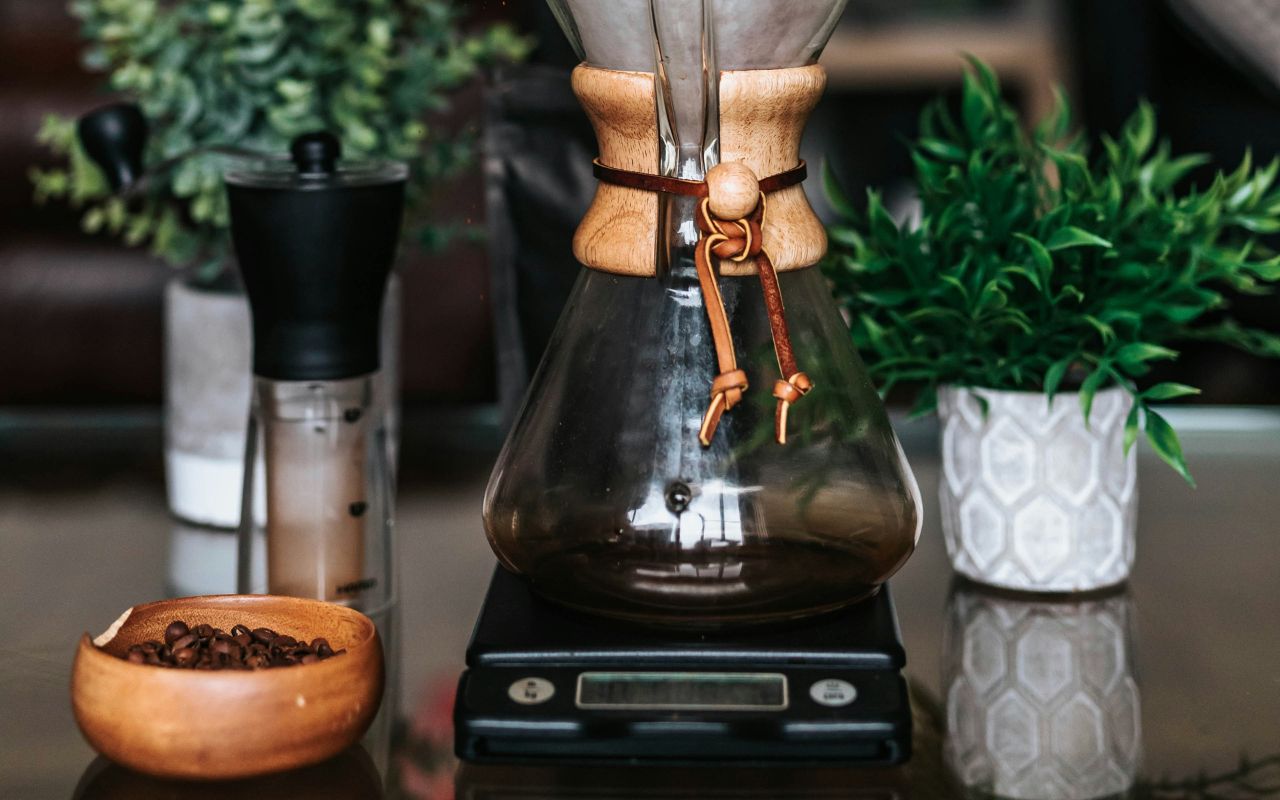 making chemex coffee