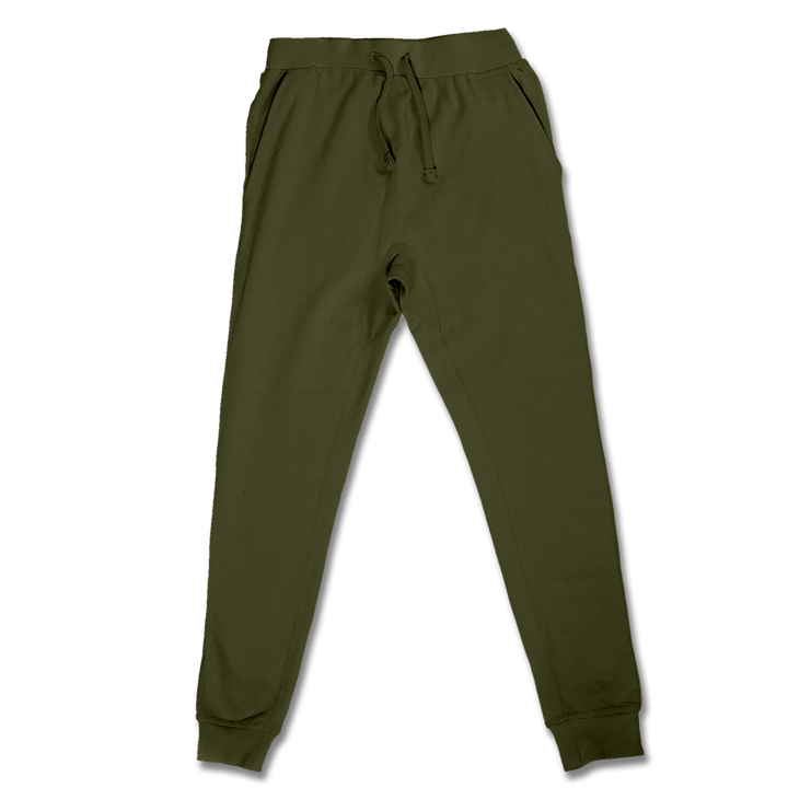 military green joggers