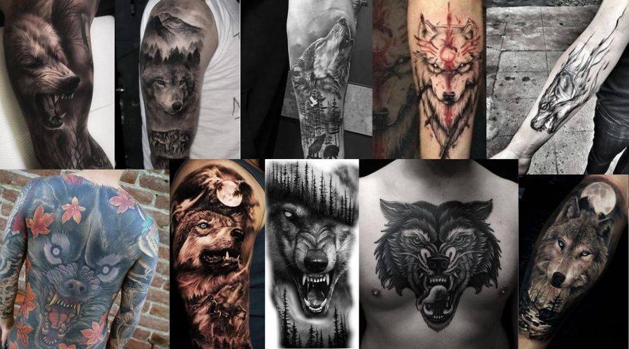 ce que signifie le tatouage du loup des hommes