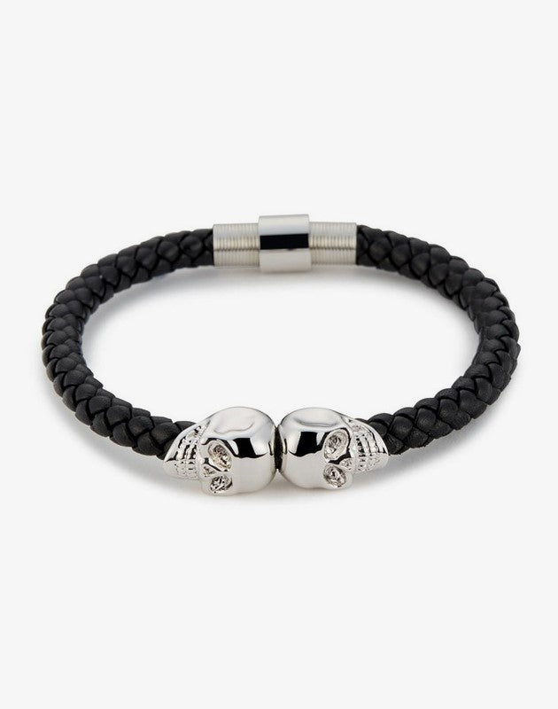 twin skull bracelet