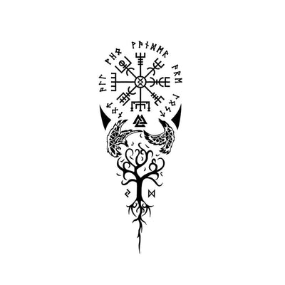 Top 37 Helm of Awe Tattoo Ideas 2021 Inspiration Guide  Helm of awe  tattoo Viking tattoo symbol Viking tattoos