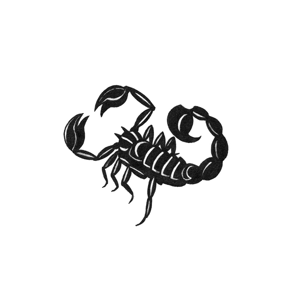 Blackwork Scorpion – Tattoo Icon