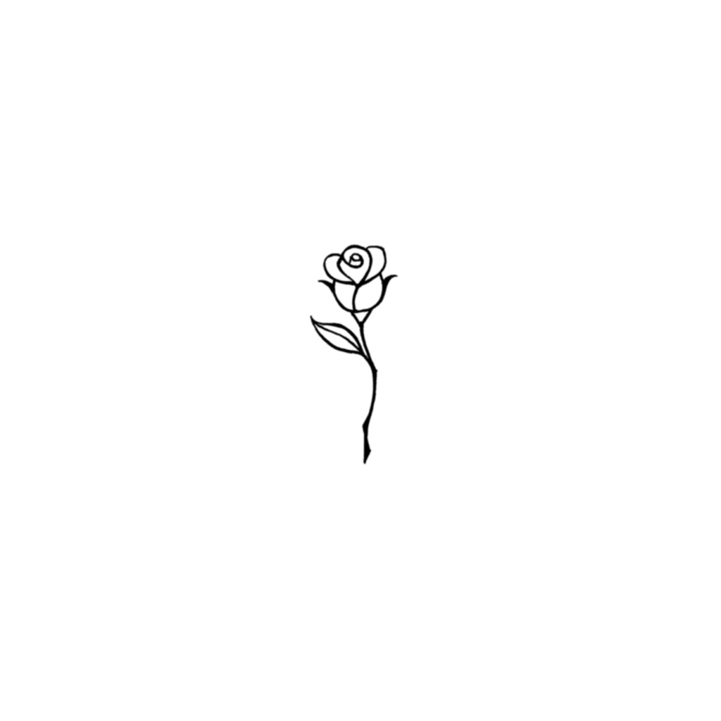 Minimalist Rose (Set of 3) - Tattoo Icon