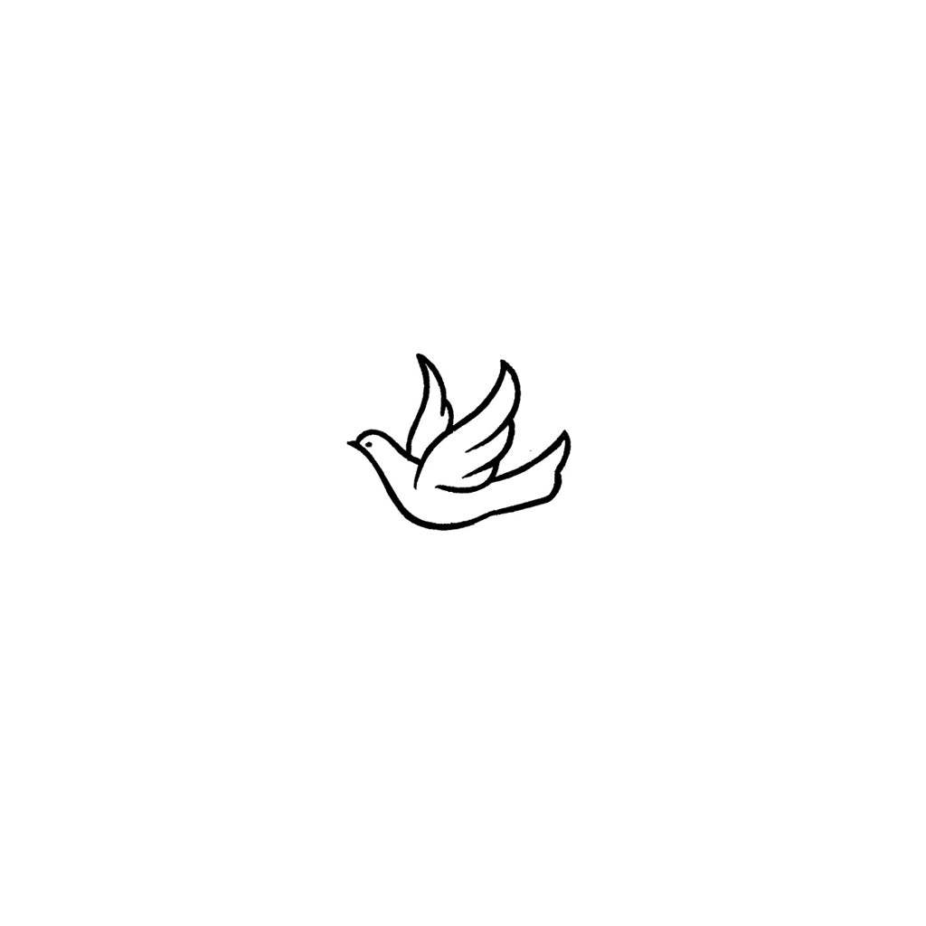 Minimalist Dove (Set of 2) – Tattoo Icon