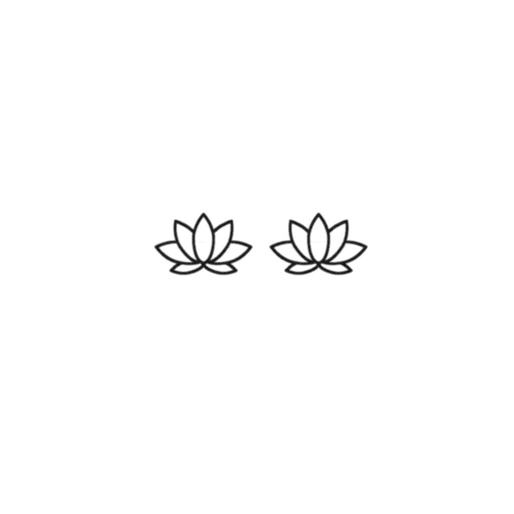 Minimalist Lotus (Set of 2) – Tattoo Icon