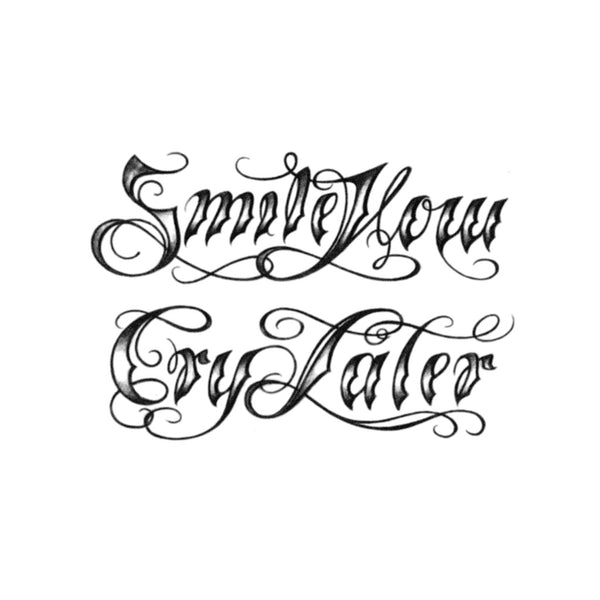 130 Meaningful Laugh Now Cry Later Tattoos Designs 2023  TattoosBoyGirl