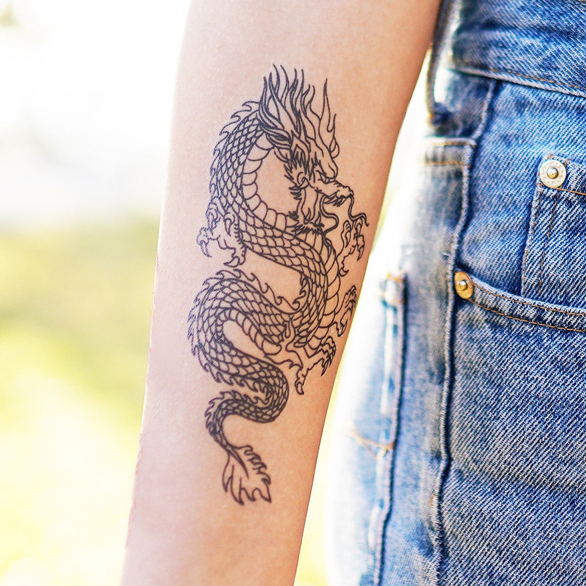 Medieval European Dragon Tattoos