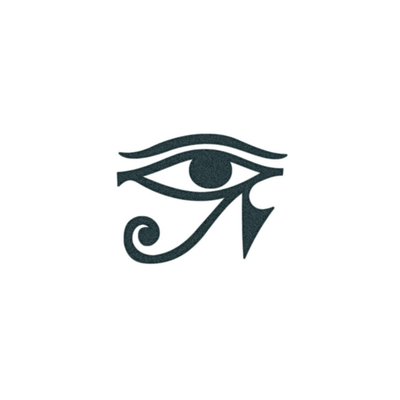 Amazoncom  Wedjat Eye of Horus Udjat Egyptian Symbol of Protection  Temporary Tattoo Water Resistant Fake Body Art Set Collection  Black One  Sheet  Beauty  Personal Care