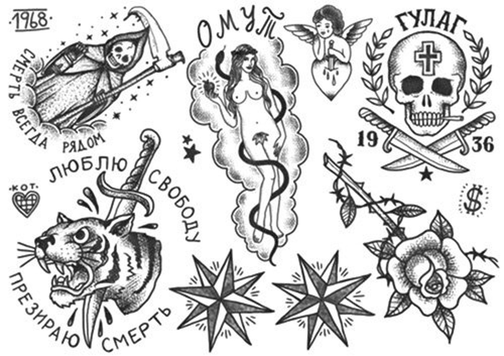 Decoding the hidden meaning behind Russian prison tattoos Photos