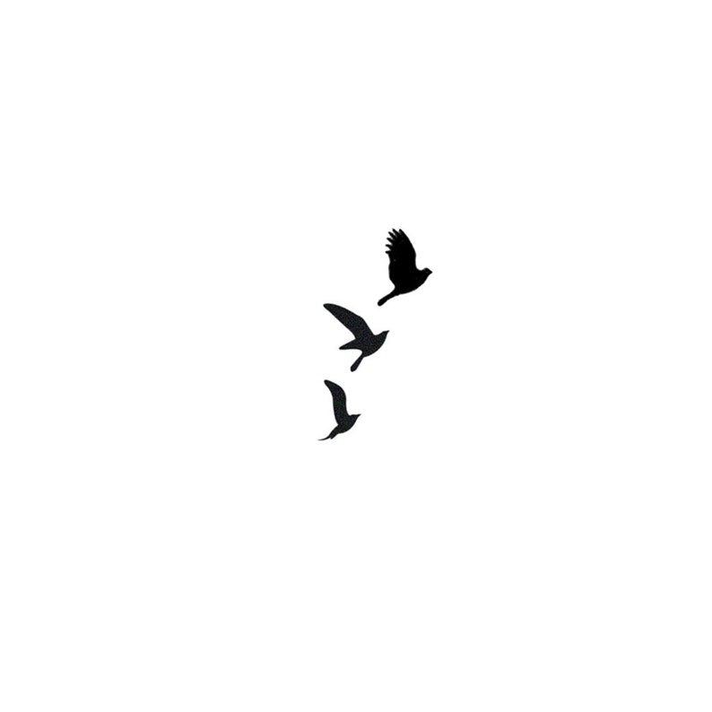 Flying Birds Temporary Tattoo Set (3 small tattoos) – TattooIcon