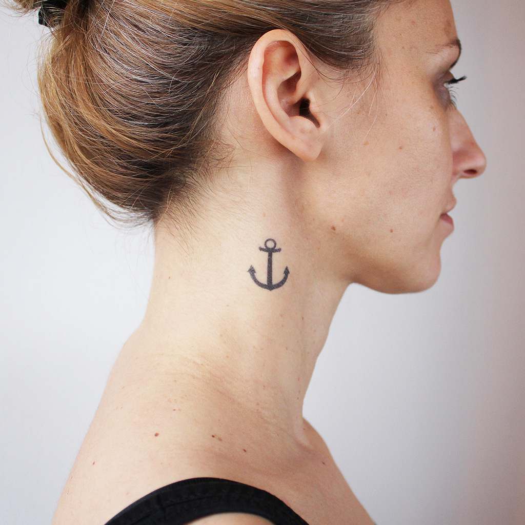 Small Anchor Temporary Tattoo Set (2 tattoos) – TattooIcon