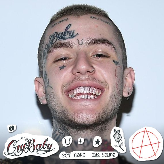 lil peep face tattoos halloween