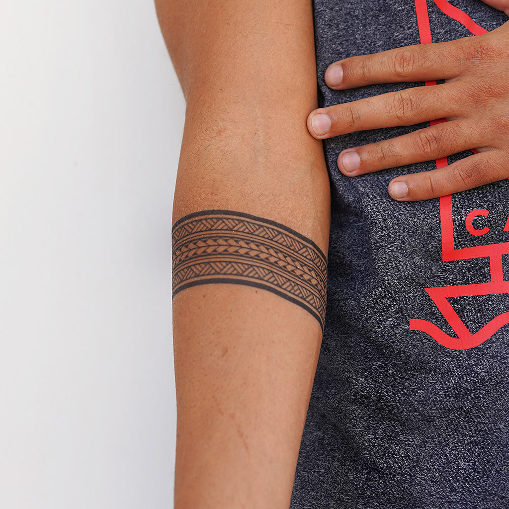 Kirituhi Temporary tattoos Māori design Armband Poi Princess