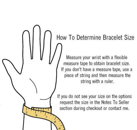 How to measure your wrist for deciding a silver bracelet size measure