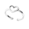 Open Heart Ring in Sterling Silver for a Valentine's Day gift
