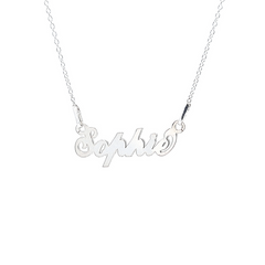 Name necklace with the name Sophie in Sterling Silver from Ireland