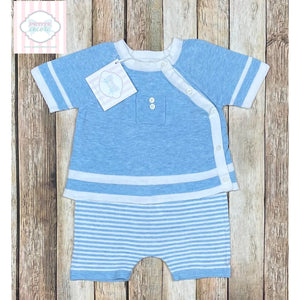 Angel Dear knit two piece 6-9m - Petite Encore