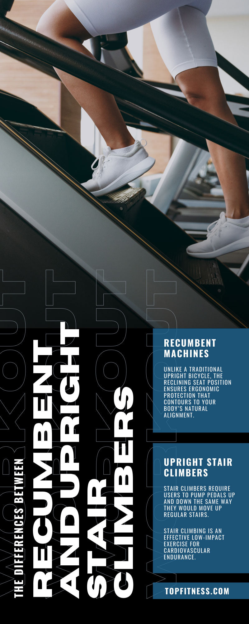 The Differences Between Recumbent and Upright Stair Climbers