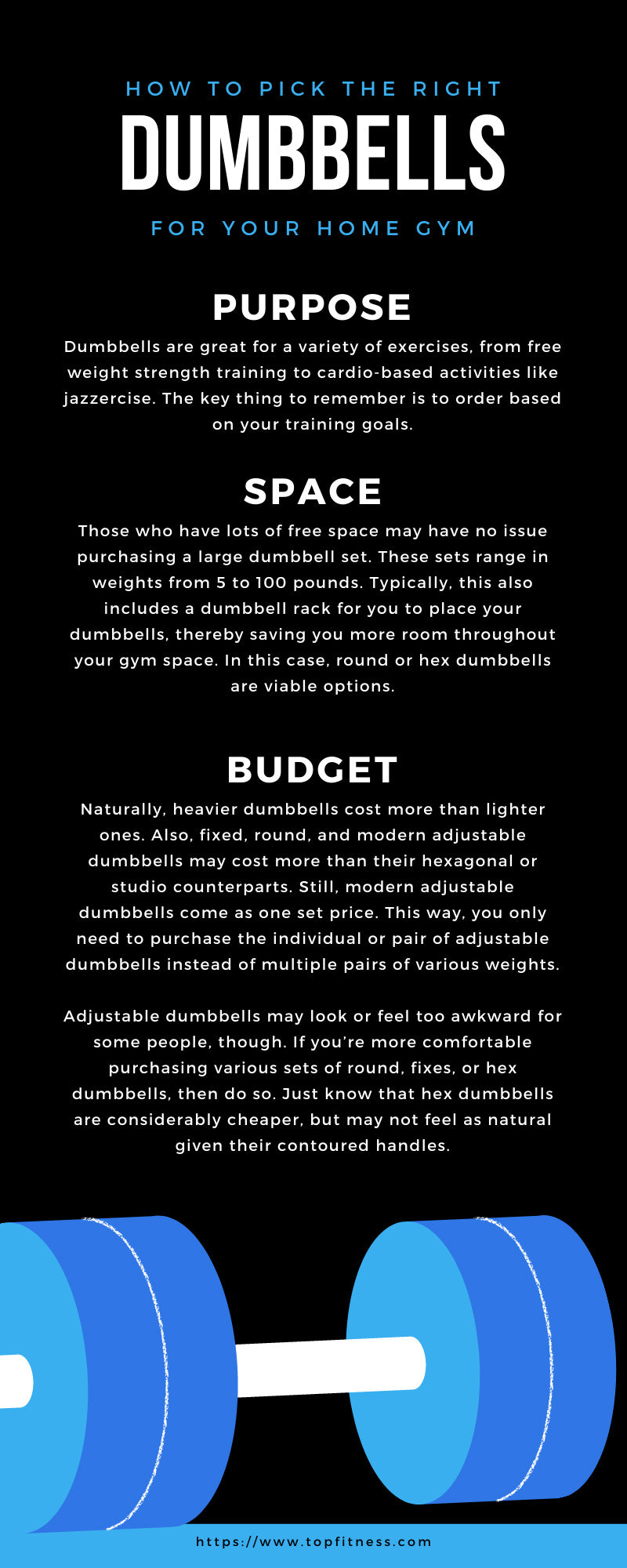 How To Pick the Right Dumbbells for Your Home Gym