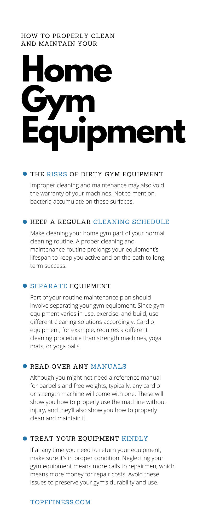 How to Properly Clean and Maintain Your Home Gym Equipment