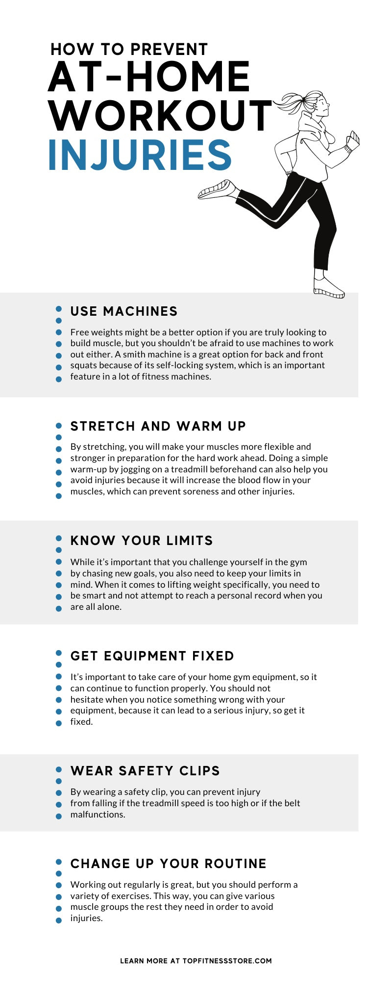 At-Home Workout Injuries Infographic