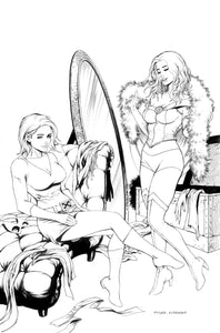 Giant size X-men #1: Jean Grey and Emma Frost- C2E2 Exlusive Original cover art