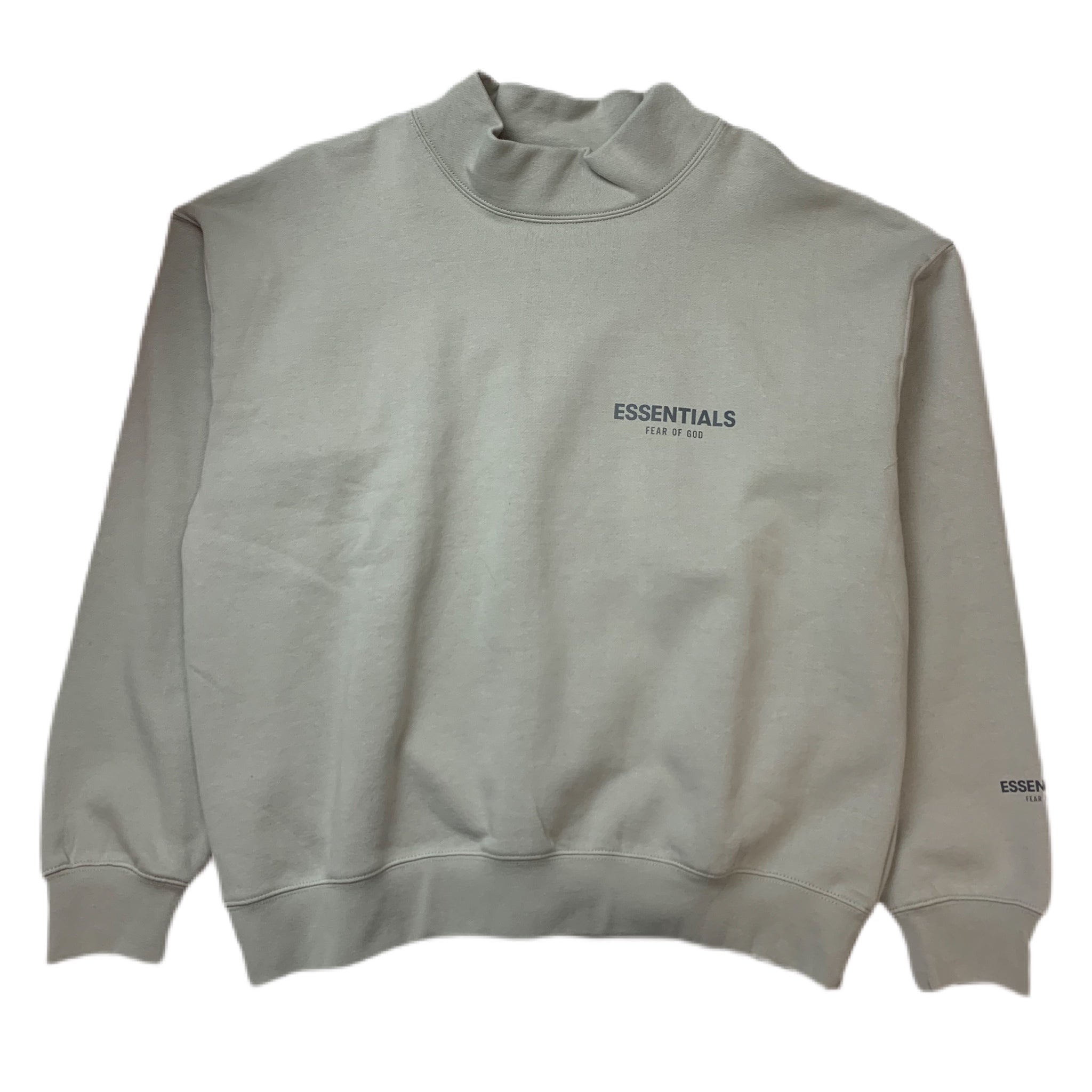 Essentials Off-White Relaxed Mock Neck Sweatshirt Essentials