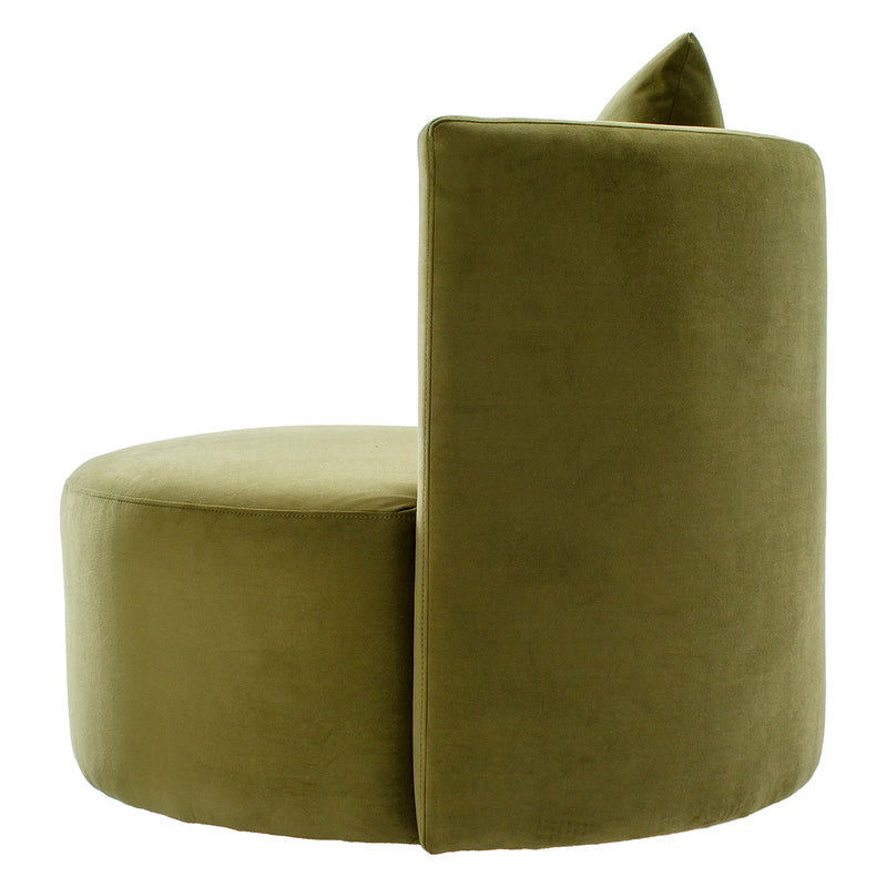 Brinkley Velvet Swivel Chair – Paynes Gray