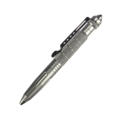 Titan Depot Aluminium Tactical Emergency Pen Silver