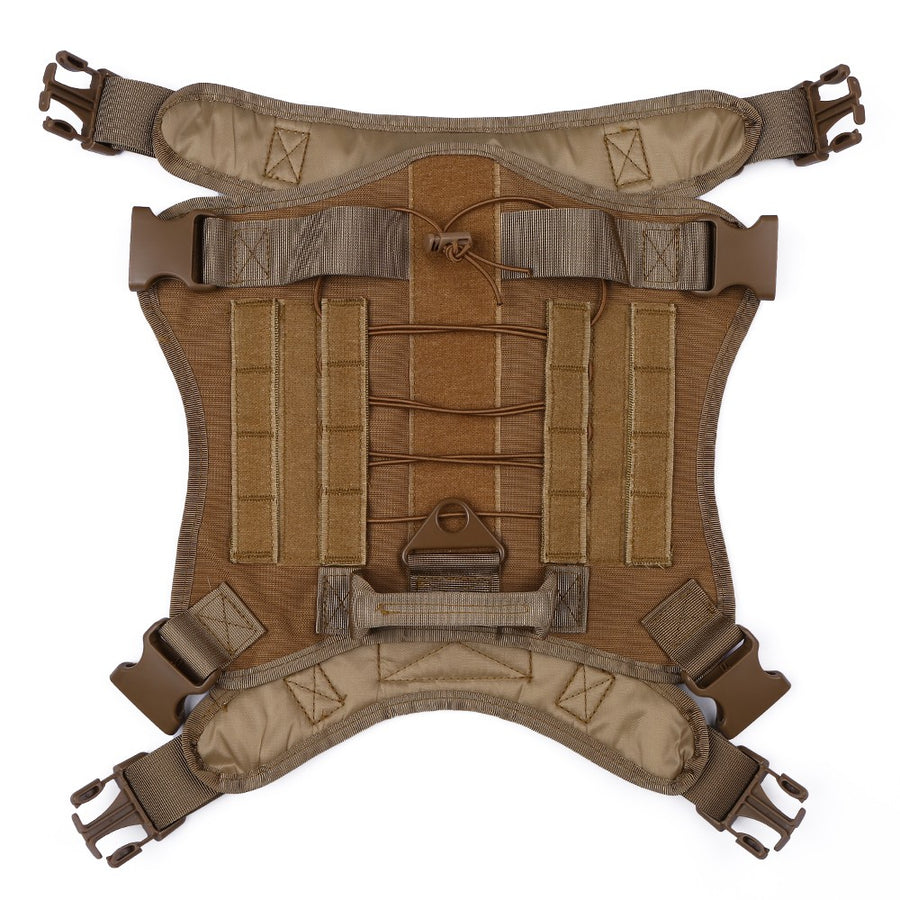 Service Dog Tactical Vest Harness With Molle System Gear – Titan Depot