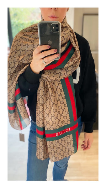 gucci inspired shawl