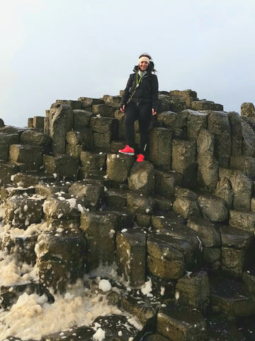 Brenagh at The Giant's Causeway