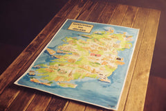 Scratchable Map Ireland