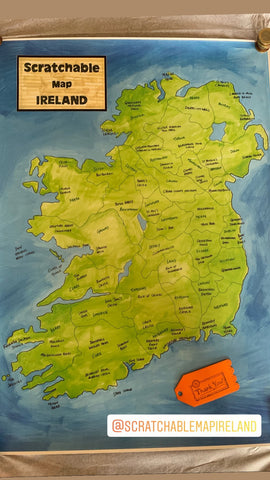 Katie's Scratchable Map Ireland