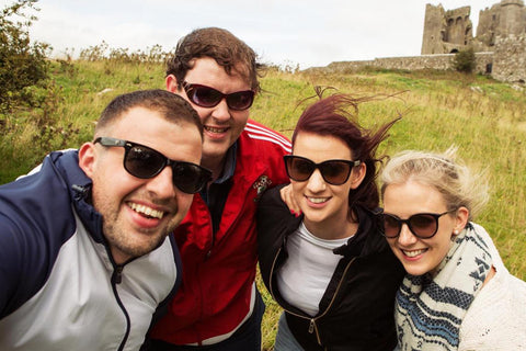 Group of friends at the Rock Of Cashel