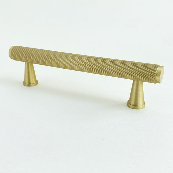 Posh Hardware Shop - Lulea solid brass textured handle pull