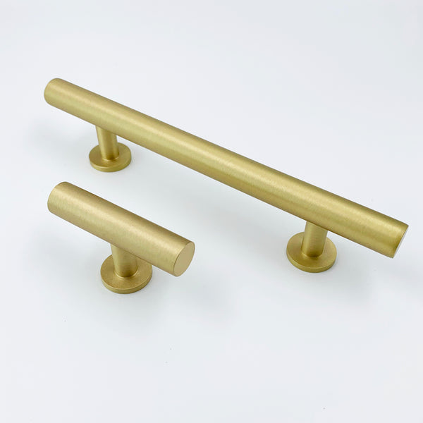 Posh Hardware Shop - Norholm gold brass kitchen handle pulls and knobs