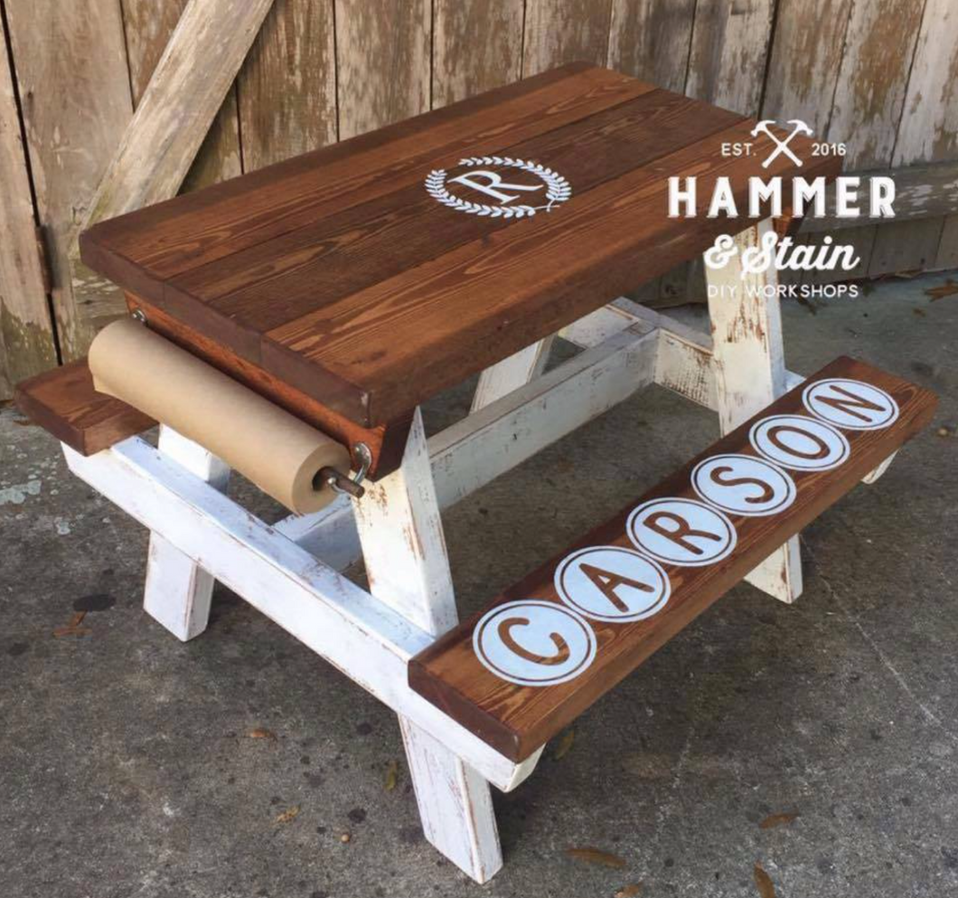 diy kids farmhouse table