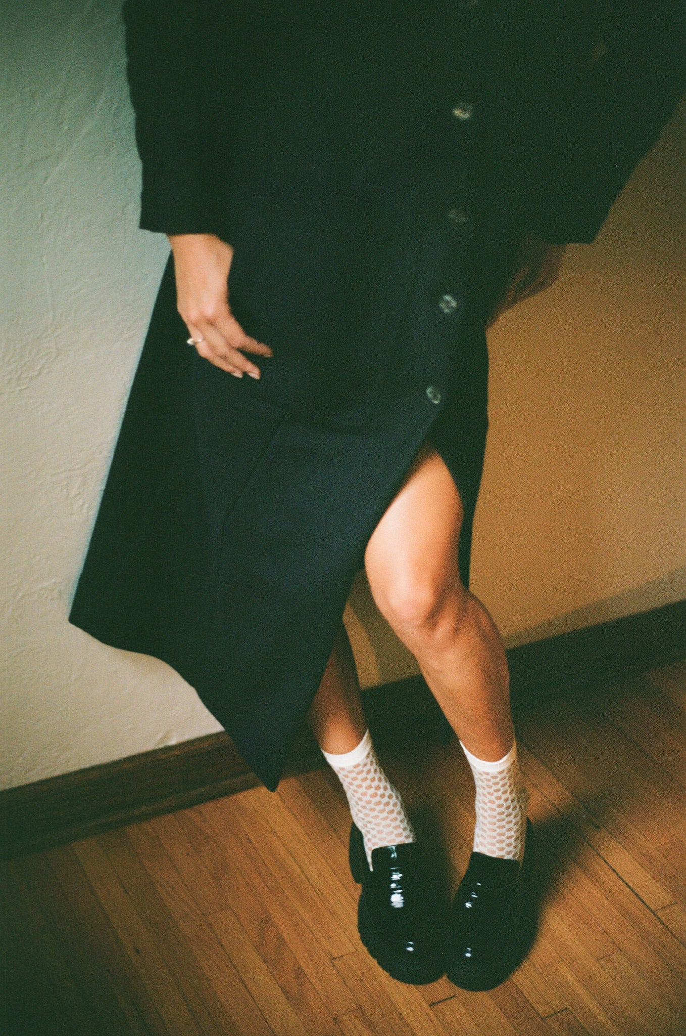 Maria Stanley hat black long jacket Minneapolis fashion designer