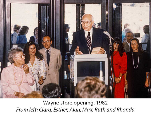 Wayne store opening, 1982