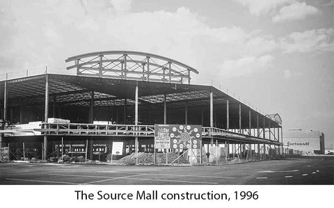 The Source mall construction, 1996