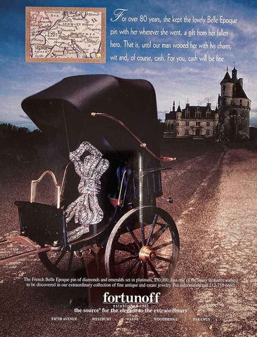 Fortunoff ad campaign - carriage