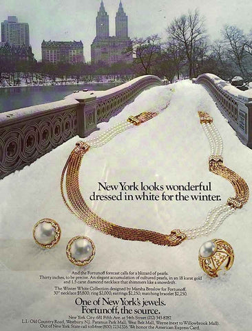 NY Jewels ad campaign - winter bridge