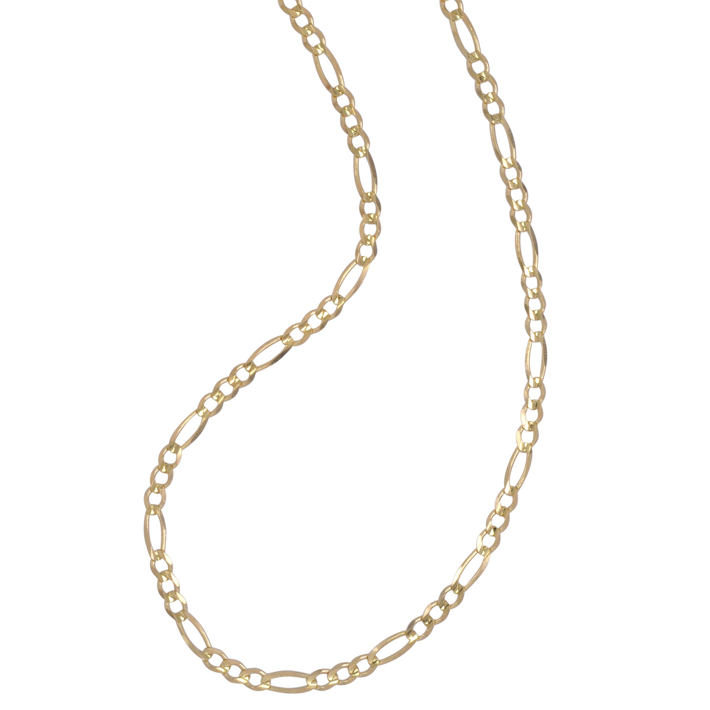 Classic Figaro Chain, 24 Inches, 14K Yellow Gold