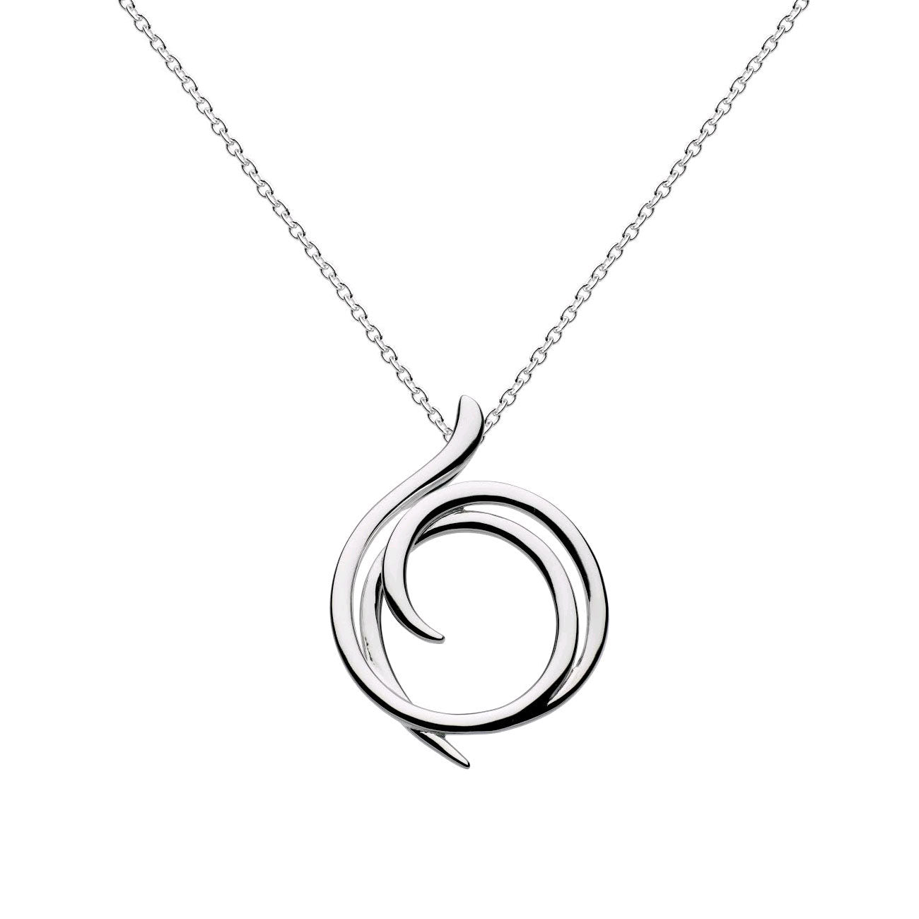 Helix Wrap Pendant, Sterling Silver