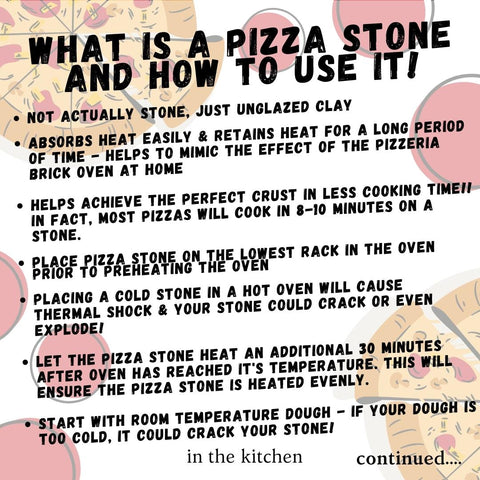 What is a pizza stone and how to use it