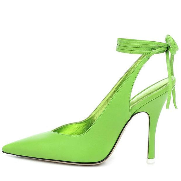 neon high heels
