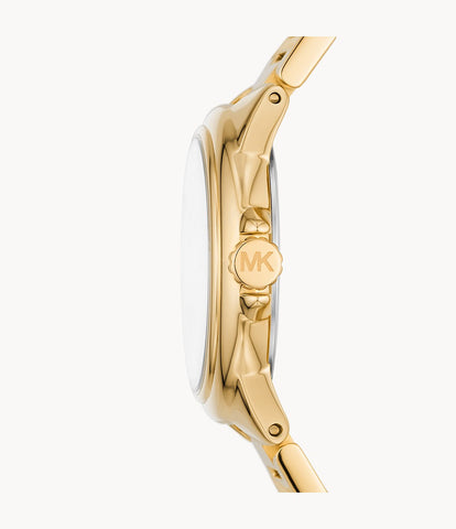 Camille Three-Hand Gold-Tone Stainless Steel Watch – Timekeeper